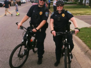 Police on bikes
